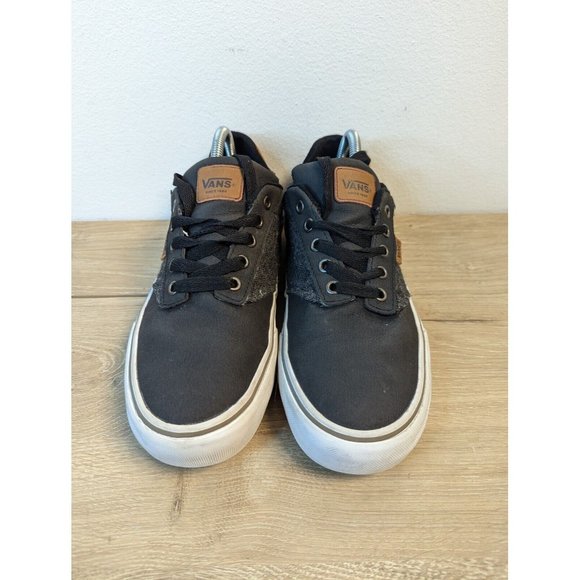 Vans Mens Shoes Size 8.5 Off The Wall Deluxe Atwood Black/Grey/Black - Picture 2 of 9